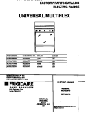COVER Diagram and Parts List for MEF200PBDB  Frigidaire Cooktop