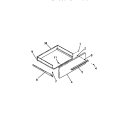 DRAWER Diagram and Parts List for R24CL0  Frigidaire Range