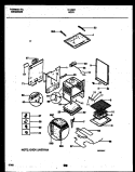 BODY PARTS Diagram and Parts List for 31-2862-00-01  Tappan Range