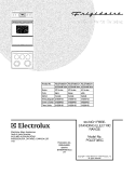 COVER Diagram and Parts List for PGLEF385CQ4  Frigidaire Range