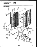 SYSTEM AND AUTOMATIC DEFROST PARTS Diagram and Parts List for RS227MCD1  Frigidaire Refrigerator