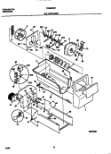 ICE CONTAINER Diagram and Parts List for FRS26ZGHD0  Frigidaire Refrigerator