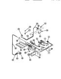 BURNERS, MANIFOLD, GAS CONTROL Diagram and Parts List for 36-3272-66-09  Tappan Range