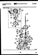 CABINET PARTS Diagram and Parts List for LA800JXH5  Frigidaire Washer