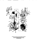 TUBS, BASE, SUB - TOP, AGITATOR Diagram and Parts List for WC2ML2  Frigidaire Washer