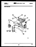 POWER CONTROL Diagram and Parts List for 56-4994-10-09  Tappan Microwave
