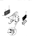 CONTROL PARTS Diagram and Parts List for AC056H7A1  Frigidaire Air Conditioner