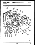 WRAPPER AND BODY PARTS Diagram and Parts List for 57-6709-00-03  Tappan Microwave Oven Combo