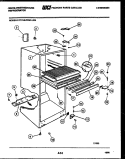 CABINET PARTS Diagram and Parts List for RT114LCW4  Frigidaire Refrigerator