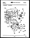 POWER CONTROL Diagram and Parts List for 56-1039-10-01  Tappan Microwave