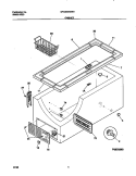 CABINET Diagram and Parts List for GFC20M4GW1  Gibson Freezer