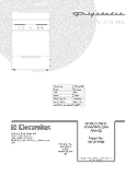 COVER Diagram and Parts List for CFGF316DSE  Frigidaire Range