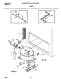 SYSTEM Diagram and Parts List for MFC20M4FW1  Frigidaire Freezer