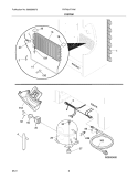 SYSTEM Diagram and Parts List for FKFH21F7HWD  Frigidaire Freezer