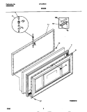 DOOR Diagram and Parts List for GFC09M3EW0  Gibson Freezer