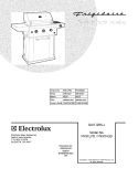 COVER Diagram and Parts List for FN31LPDC  Frigidaire Grill