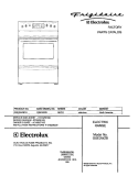 COVER Diagram and Parts List for GSE3WZBCA  Frigidaire Range