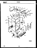 CABINET PARTS Diagram and Parts List for GRT24QRAD0  Gibson Refrigerator