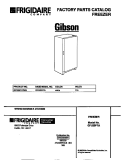 COVER Diagram and Parts List for GFU20F7AW5  Gibson Freezer