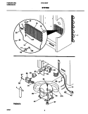 SYSTEM Diagram and Parts List for FFU14F9FW0  Frigidaire Freezer