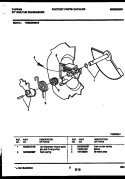CAM Diagram and Parts List for TDB222RBR0  Tappan Dishwasher