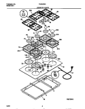 COOKTOP PARTS Diagram and Parts List for FGC6X9XCCA  Frigidaire Cooktop