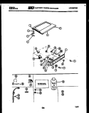 TOP, CONTROLS AND MISCELLANEOUS PAR Diagram and Parts List for DG27S6FTMA  Gibson Dryer