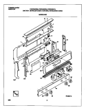 BACKGUARD Diagram and Parts List for FGF376CETJ  Frigidaire Range