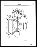 CABINET PARTS Diagram and Parts List for FPW21TIPL0  Frigidaire Refrigerator