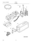 ICE MAKER Diagram and Parts List for EI27BS26JB3  Electrolux Refrigerator