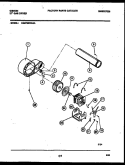BLOWER AND DRIVE PARTS Diagram and Parts List for DG27S8WAGA  Gibson Dryer