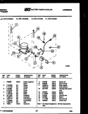 SYSTEM PARTS Diagram and Parts List for UFL1141ECA2  Frigidaire Freezer