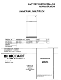 COVER Diagram and Parts List for MRT18CSHW1  Uni Refrigerator