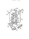 CABINET Diagram and Parts List for RS22F7YU1D  Gibson Refrigerator
