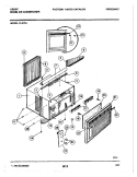 WRAPPER Diagram and Parts List for 15-072A  Frigidaire Air Conditioner