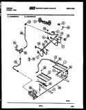 BURNER PARTS Diagram and Parts List for CGC4S8WXD  Gibson Range
