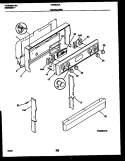 BACKGUARD Diagram and Parts List for FEF367CABA  Frigidaire Range