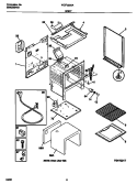 BODY Diagram and Parts List for WGF323BAWB  Frigidaire Range
