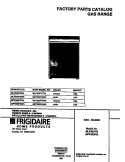 COVER Diagram and Parts List for MLF303PGDA  Frigidaire Range