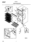 CABINET - CONTROL / SHELVES Diagram and Parts List for MFU20F3BW6  Frigidaire Freezer