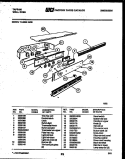 CONTROL PANEL Diagram and Parts List for 11-5969-00-02  Tappan Wall Oven