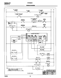 WIRING DIAGRAM Diagram and Parts List for FEF388WCCB  Frigidaire Range