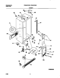 CABINET Diagram and Parts List for FRS20ZRGW0  Frigidaire Refrigerator
