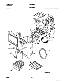 ICE DISPENSER Diagram and Parts List for TRS20WRHW0  Tappan Refrigerator