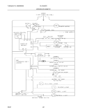 WIRING SCHEMATIC Diagram and Parts List for GLHS269ZCW0  Frigidaire Refrigerator