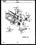 FUNCTIONAL PARTS Diagram and Parts List for 56-2461-10-03  Tappan Microwave
