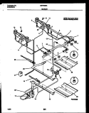 BURNER PARTS Diagram and Parts List for GGF353SAWA  Gibson Range