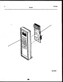 CONTROL PANEL Diagram and Parts List for 56-9131-10-01  Tappan Microwave