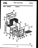 BODY PARTS Diagram and Parts List for CG240SP2L02  Frigidaire Range