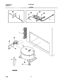 SYSTEM Diagram and Parts List for FFC07K1BW0  Frigidaire Freezer